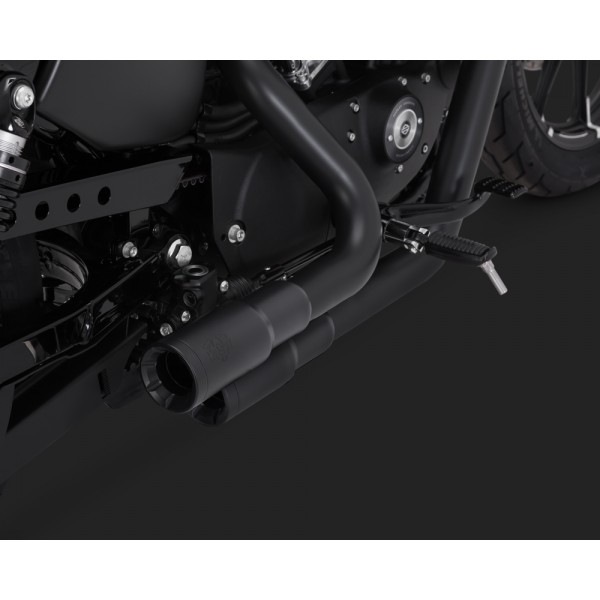 VANCE & HINES Mini Grenades Black for Harley Davidson Sportster 2004-2020