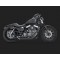 VANCE & HINES Shortshots Staggered Black for Harley Davidson Sportster 2004-2013