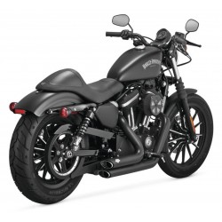 VANCE & HINES Shortshots Staggered Black for Harley Davidson Sportster 2014-2020