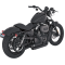 VANCE & HINES Shortshots Staggered Black for Harley Davidson Sportster 2004-2013