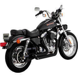 VANCE & HINES Shortshots Staggered Black for Harley Davidson Sportster 1999-2003