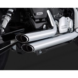 VANCE & HINES Shortshots Staggered Chrome for Honda Shadow VT750