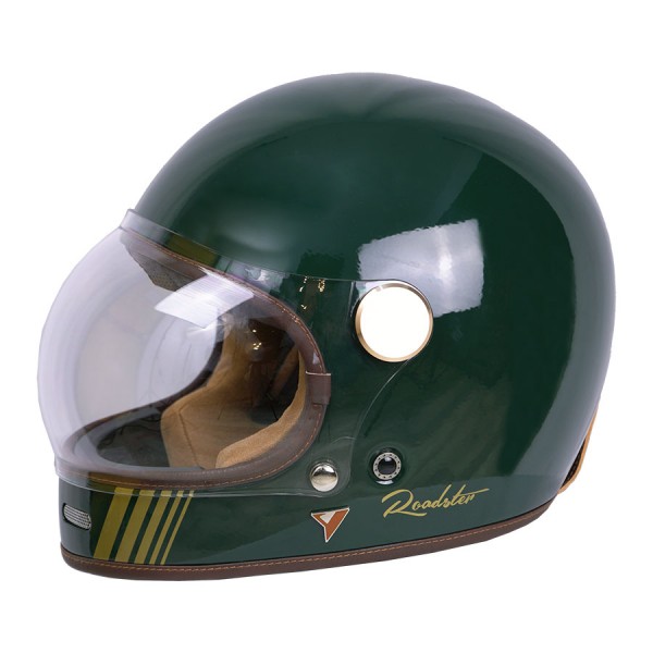 BY CITY Roadster II Dark Green - Motorcycle Helmet