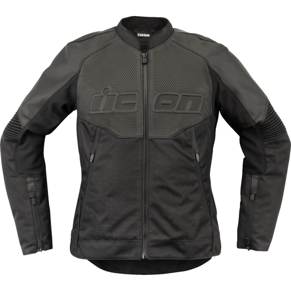 ICON Overlord3 Ladies Motorcycle Leather Jacket