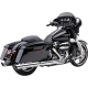 COBRA 909 Twins 4-Inch Mufflers, Harley Davidson Touring M8 2017-2022
