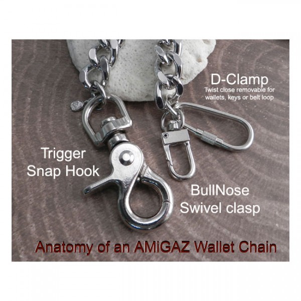 AMIGAZ Bike Wallet Chain 18