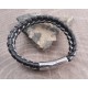 AMIGAZ Leather Wave Wrap Tracer Bracelet