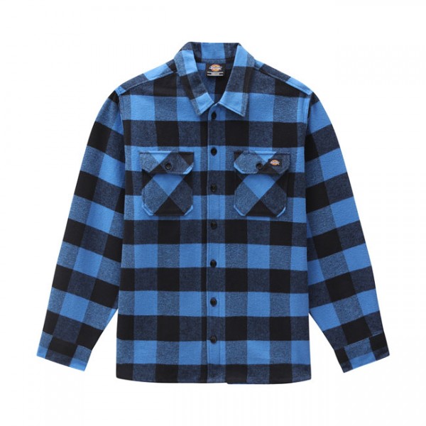 DICKIES New Sacramento Flannel Shirt, Blue