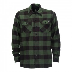 DICKIES New Sacramento Flannel Shirt, Pine Green