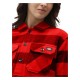 DICKIES New Sacramento Ladies Flannel Shirt, Red