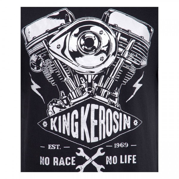 KING KEROSIN  No Race No Life T-Shirt
