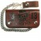LUCKY 13 Death Glory, Embossed Leather Wallet