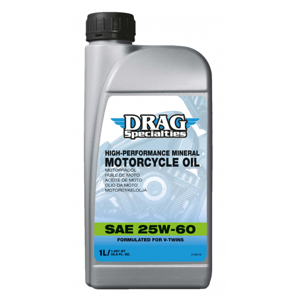 DRAG SPECIALTIES High Performance Mineral Motorcycle Oil SAE 25W-60